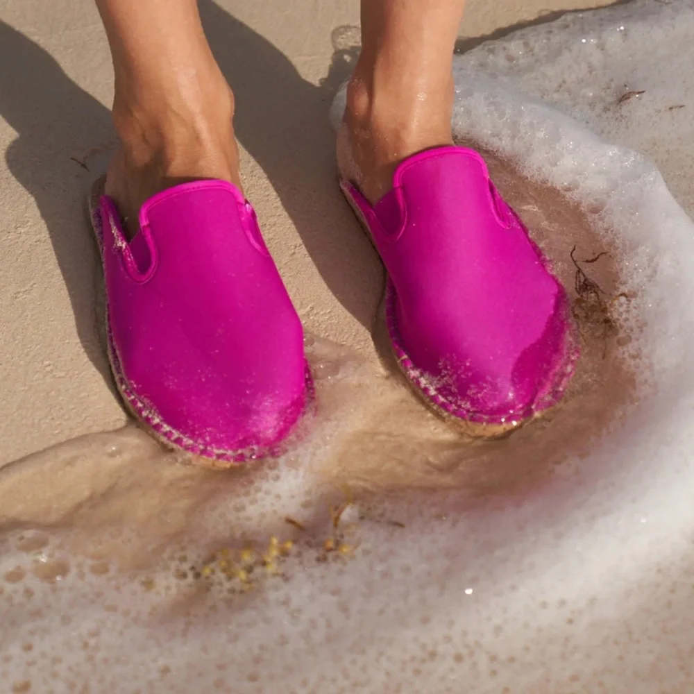 ⭐️Sea Star Beachwear Hot Pink Harbourside Mule sz. 7⭐️ - Picture 2 of 7